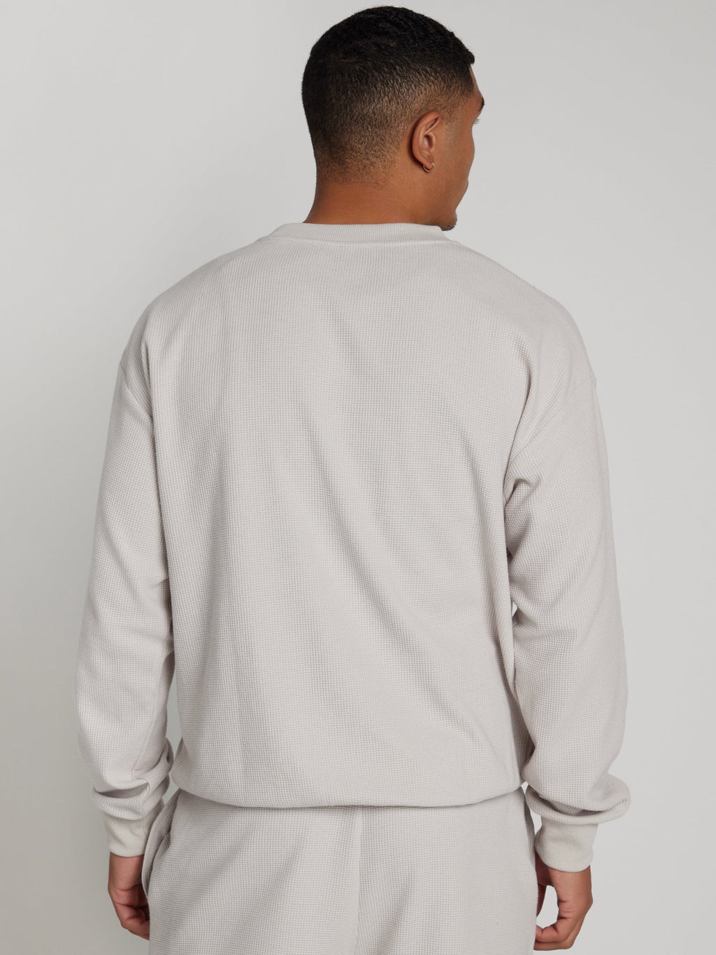 Camisola Confortável Waffle Lounge Manga Comprida | Elegante e Relaxante