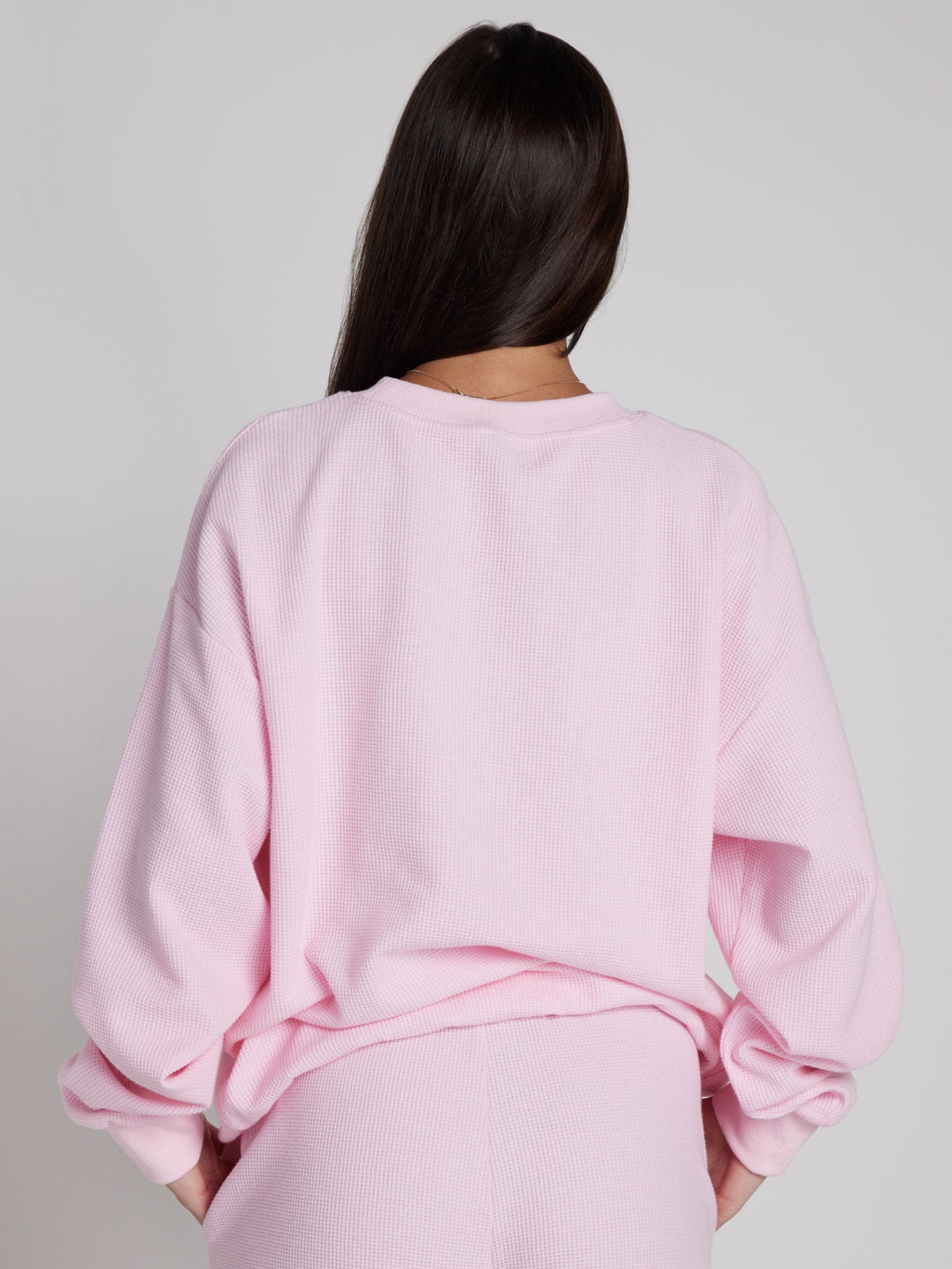 Camisola Confortável Waffle Lounge Manga Comprida | Elegante e Relaxante