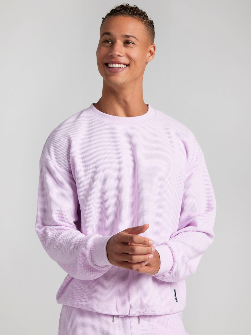 Camisola Confortável Waffle Lounge Manga Comprida | Elegante e Relaxante